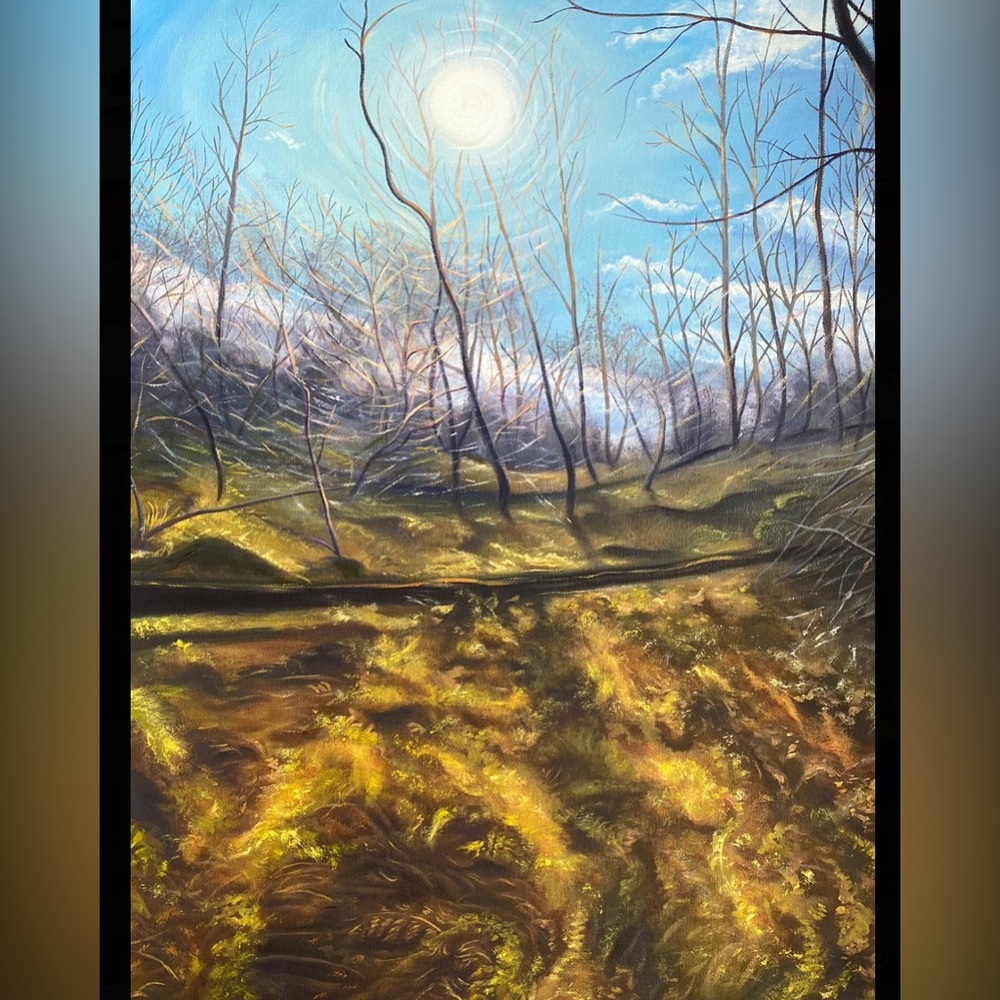 Oil Paint on Gallery wrapped Canvas